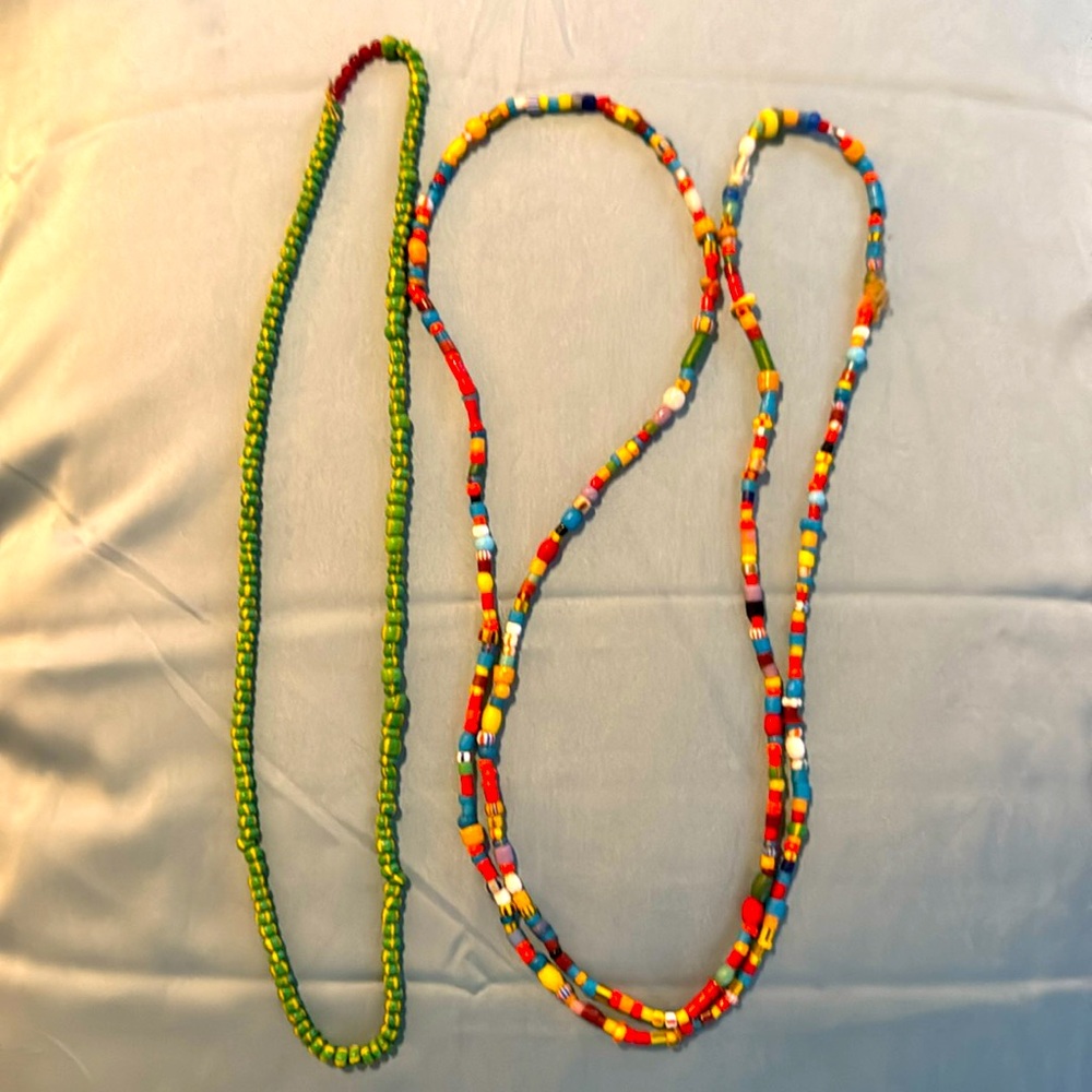 African beaded necklaces